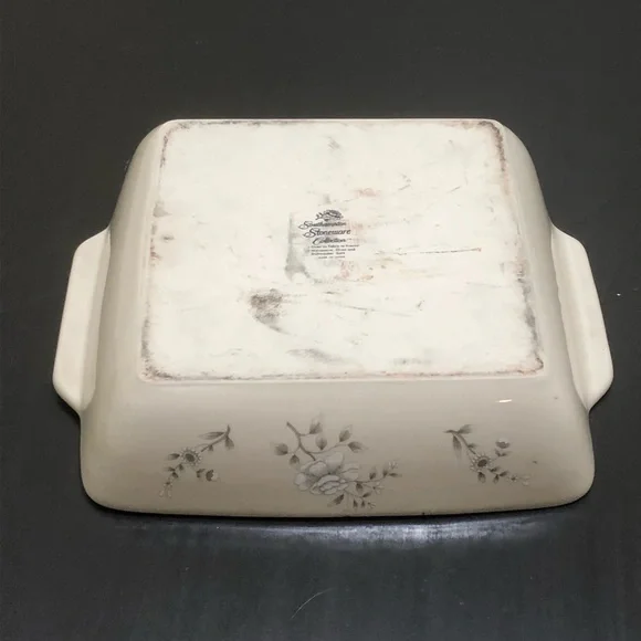 Vintage square stoneware baking dish Southampton - Picture 3 of 9
